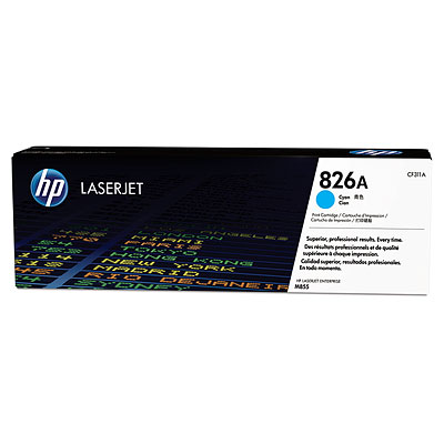 HP NO 826 CYAN TONER CARTRIDGE
