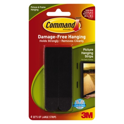 3M Command Large Hanging Strips PK4