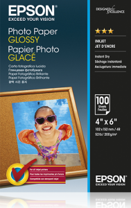 PHOTO PAPER GLOSSY 10X15 100 SHEET