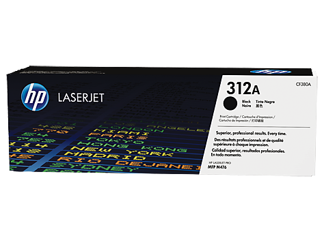 HP CF380A BLACK TONER 312A BLACK TONER