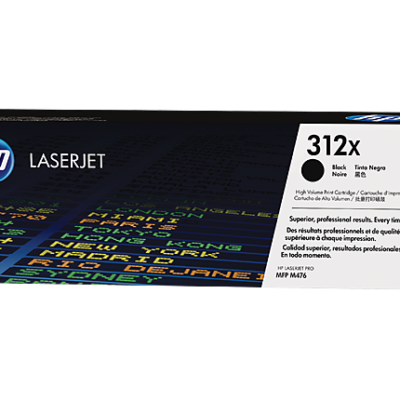 HP CF380X BLACK TONER 312X BLACK TONER
