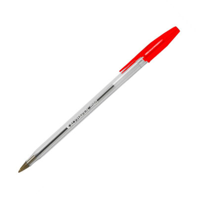 ValueX Ball Pen Med 0.7mm Red PK50