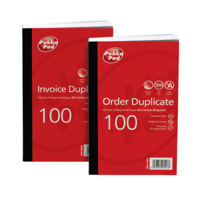 ValueX Duplicate Inv Book 210x130mm PK5