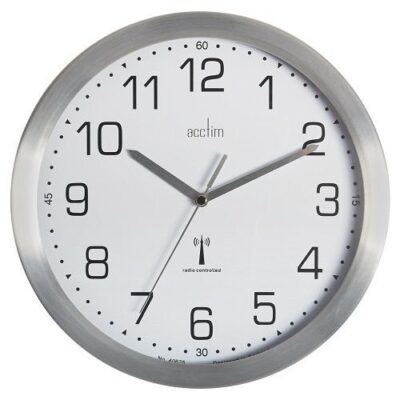 Acctim Mason RC Wall Clock 25cm Alu