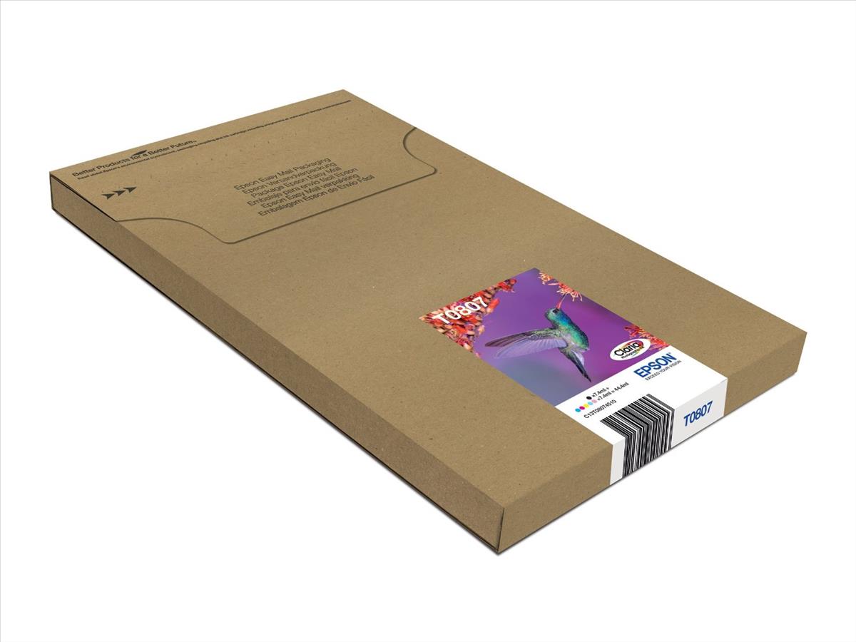 Epson T0807 MULTI PK 6 Colours EasyMail