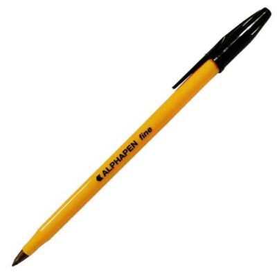 ValueX Ball Pen Fine 0.3mm Black PK20