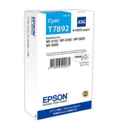 WF5110DW/5190/5620 CYAN INK CART