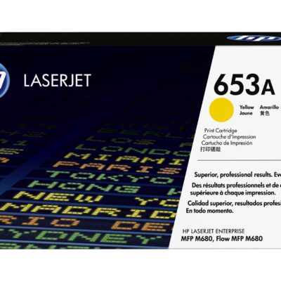 HP CF322A 653A LASER CART 16.5K YELLOW