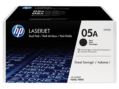 HP CE505D 05A BLK TONER 2.3K TWIN