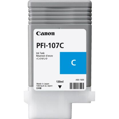 CANON 6706B001 PFI107C CYAN INK 130ML