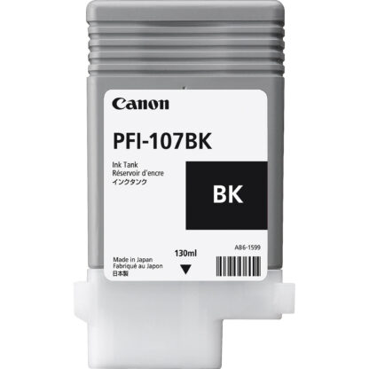 CANON 6705B001 PFI107BK BLACK INK 130M