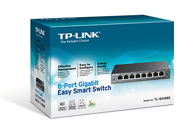 8 Port Gigabit Managed Easy Smart Switch