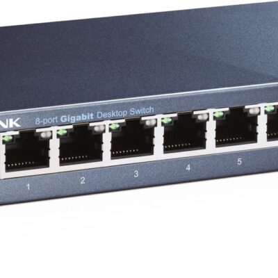 8 Port Gigabit Desktop Switch Steel Case