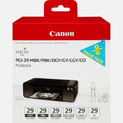 CANON 4868B018 PGI29MBK.PBK.DGY.GY.LGY.C