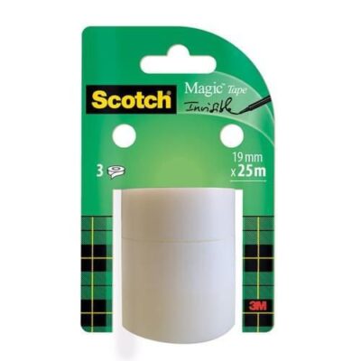 Scotch Magic Inv Tpe Refill 19mmX25mPK3