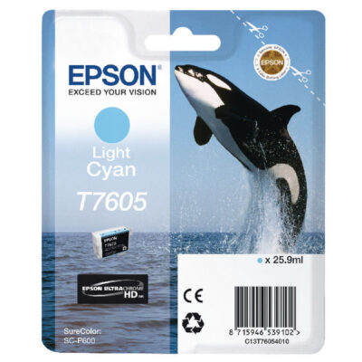T7605 LIGHT CYAN INK 26ML