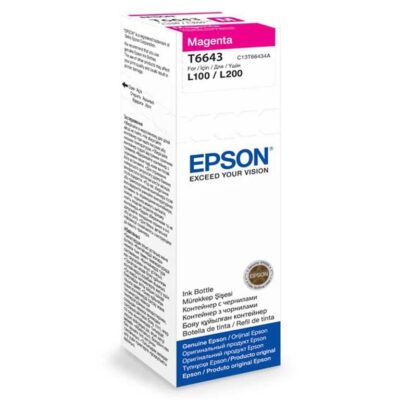EPSON T6643 ECOTANK MAGENTA INK 70ML