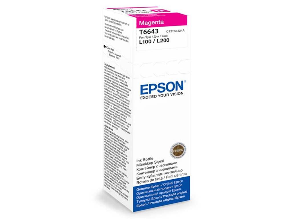EPSON T6643 ECOTANK MAGENTA INK 70ML