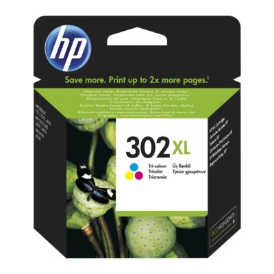 HP F6U67AE 302XL TRI COLOUR INK CARTRIDG