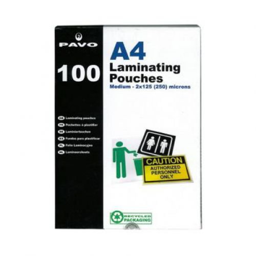 Pavo Lam Pouch 2x125 Mic A4 BX100