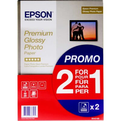 PREM GLOSSY A4 PHOTO 15 SHTS BOGOF