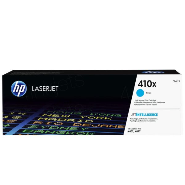 HP CF411X 410X HIGH YIELD CYAN TONER