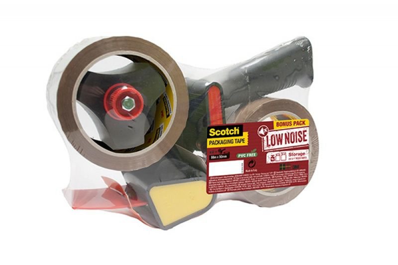 Scotch Hvy Dty Disp+Tpe Brn 50mmX66mPK2
