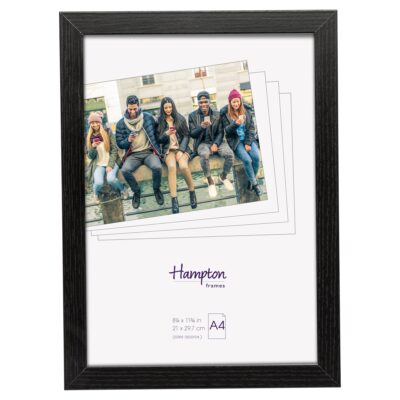 Kent A4 Glass Frame 20mm Black