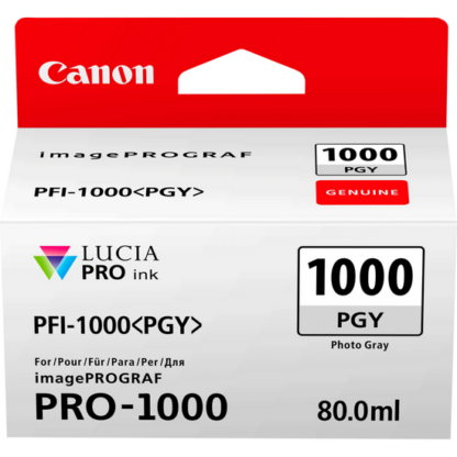 CANON 0553C001 PFI1000 PH GREY INK 80ML
