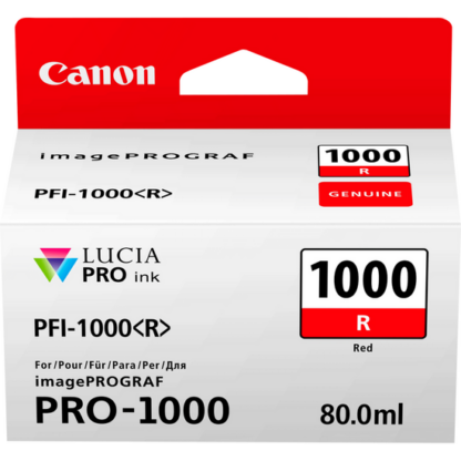 CANON 0554C001 PFI1000R RED INK 80ML