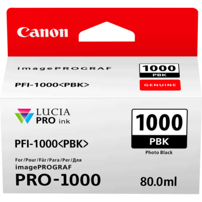 CANON 0546C001 PFI1000PBK PH BLK INK 80M