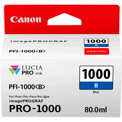 CANON 0555C001 PFI1000B BLUE INK 80ML