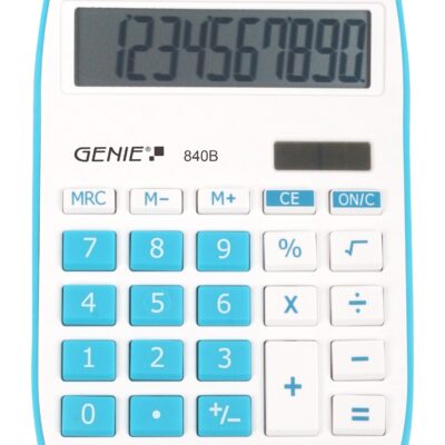 Genie 840B Blue Calculator
