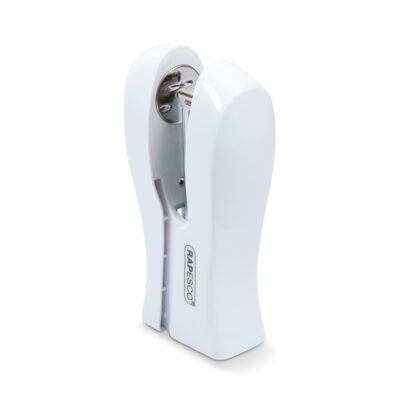 Stand Up Space Saving Stapler White