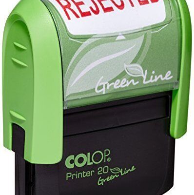 Colop Word Stamp Grn Line Rejected