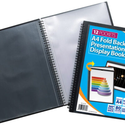 Tiger A4 Fold Back Display Book 12pkt