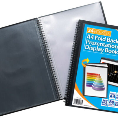 Tiger A4 Fold Back Display Book 24pkt