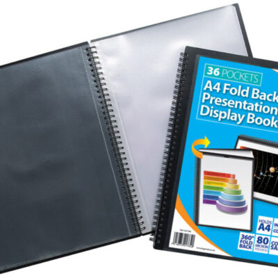 Tiger A4 Fold Back Display Book 36pkt