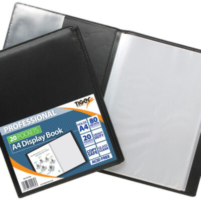 Tiger A4 Professional Display Book 20pkt