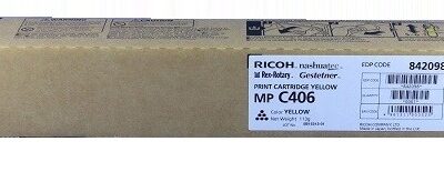 RICOH 842098 Std Capacity MPC306 Yello