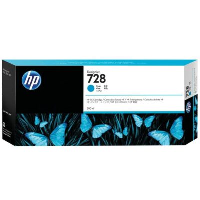 HP F9K17A NO 728 300ml Cyan Ink