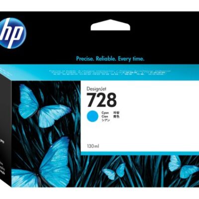 HP F9J67A 728 CYAN INK CART 130ML