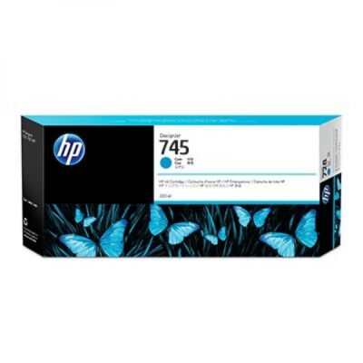 HP F9K03A 745 CYAN INK CARTRIDGE 300ML
