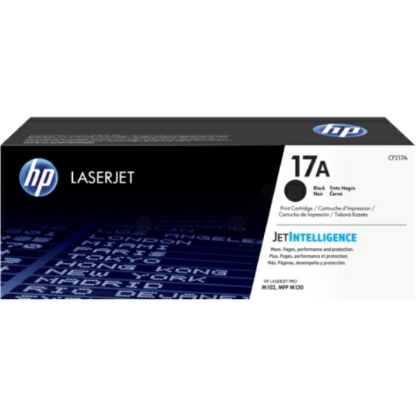 HP CF217A 17A BLACK LASERJET TONER 1.6K