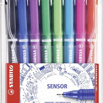 Sensor Fineliner Fine Assorted PK8