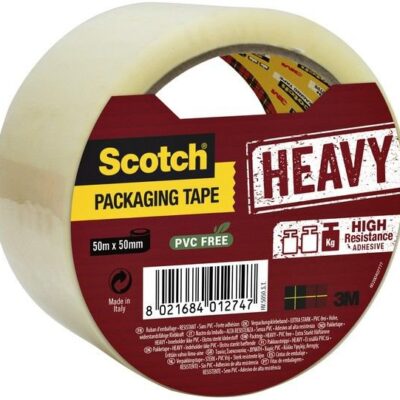 Scotch Pack Tape Hvy Clr 50mmX50m PK1