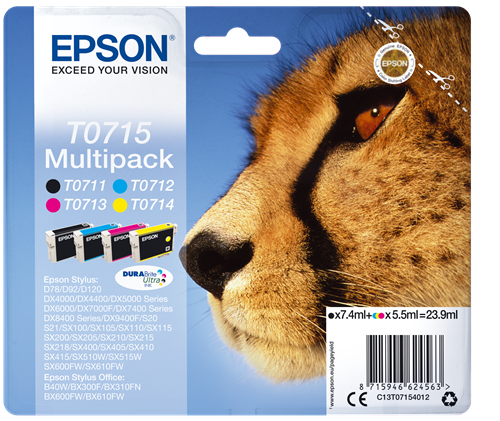 STYL D78/DX4000 MULTI-PK BK C M Y