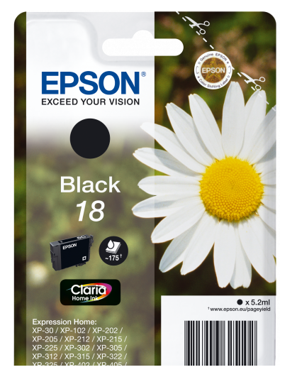XP30/102/202/302/405 BLACK INK CART