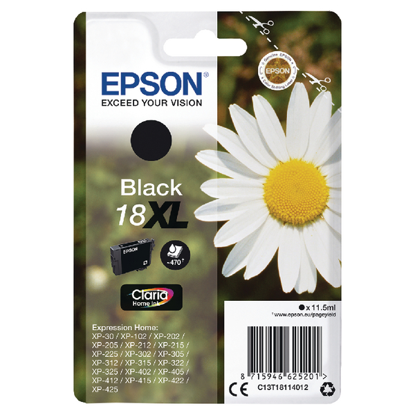 XP30/202/302/405 BLACK INK 11.5 ML