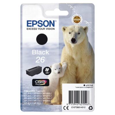 XP600/605/700/800 BK INK CART 6.2ml